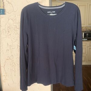 Nautica Jeans Dark Blue Crew Neck Shirt